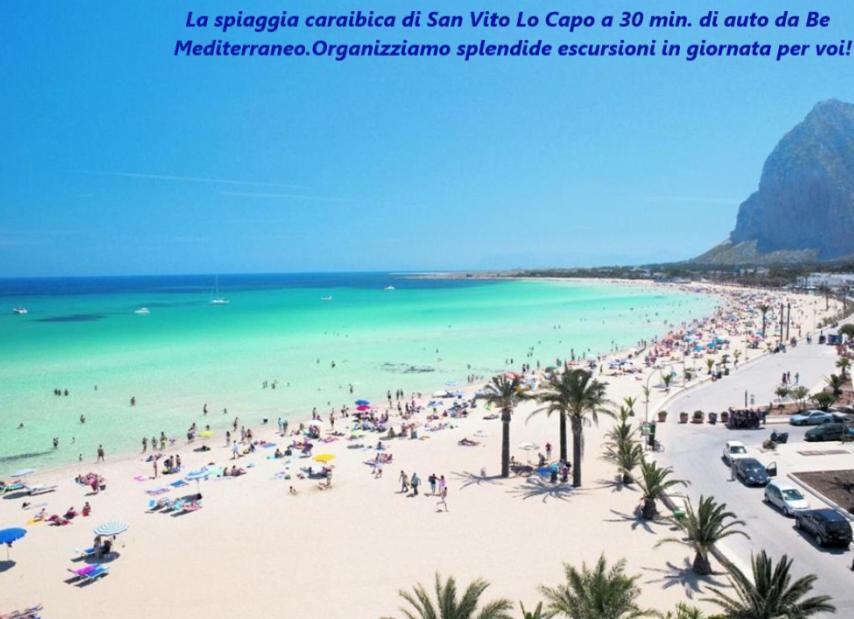Be Mediterraneo, In Centro Sul Mare - In The Center Beach Front - 80 Mq 트라파니 외부 사진